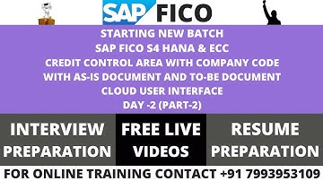 STARTING NEW BATCH OF SAP FICO S4 HANA & ECC, REAL-TIME PROJECT TRAINING, CONTACT + 91 7993953109
