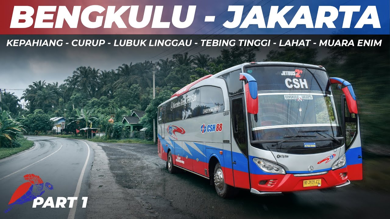 PENYU BALAP ASAL BENGKULU | Naik Bus CSH 88 (Bengkulu - Jakarta) Part 1
