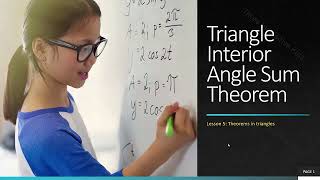 8th Grade Math | Unit 7 | Triangle Sum Theorem | Lesson 5 | Part 1 | Inquisitive Kids
