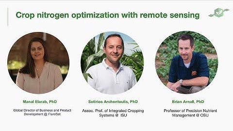 [VirtualAg Expert Series] Crop nitrogen monitoring and optimization with remote sensing