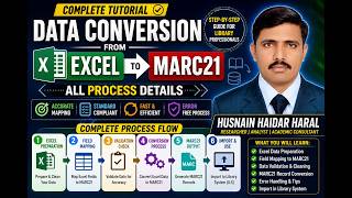 Excel to MARC21 Data Conversion Tutorial | Complete Step-by-Step Process for Library Professionals