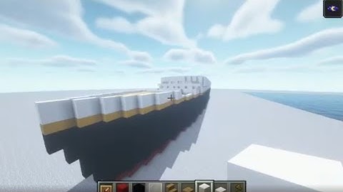 Lego Titanic in Minecraft Tutorial Part 4