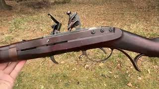 1819 Hall breechloading flintlock POV firing