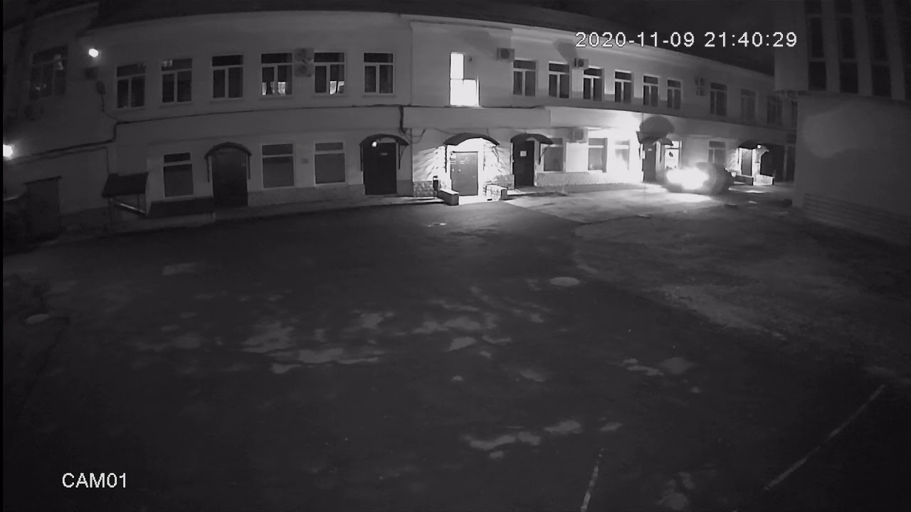 HiWatch Камера HDC B020(T020-P) ночь - YouTube