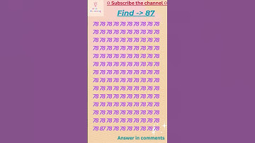 Find 87 🧐🔎🤓🏆 | #shorts #ytshorts #tiktok #viral #trending #maths #yt#zarooratrishta #truedialogue