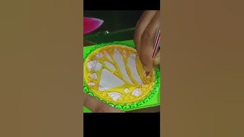 Easy spirograph design||#spirograph#claycanvas#shorts#trending