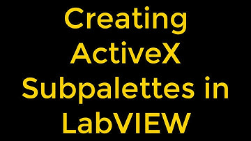 How to Add ActiveX Controls to Palettes