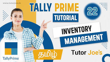 Creating Inventory Management in Tally Prime | Tutor Joes