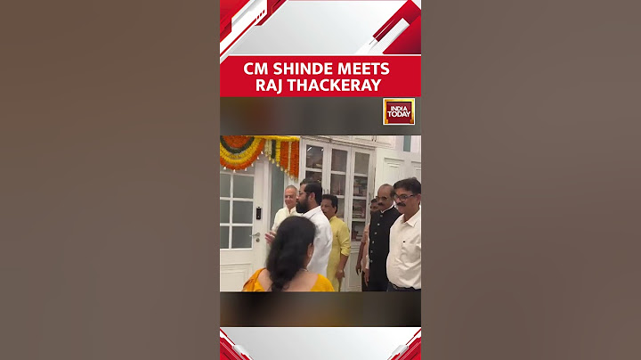 WATCH Maharashtra CM Eknath Shinde Meet MNS Chief Raj Thackeray | #shorts #viralvideo