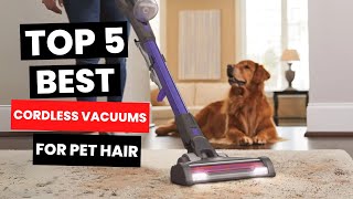 Top 5: BEST Cordless Vacuums For Pet Hair (2024)