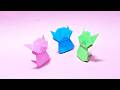 How to Make an Origami Cat 🐱 Easy Paper Animal @origamioriart