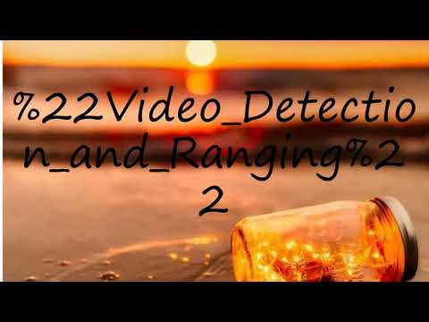 How to pronounce "Video Detection and Ranging"?