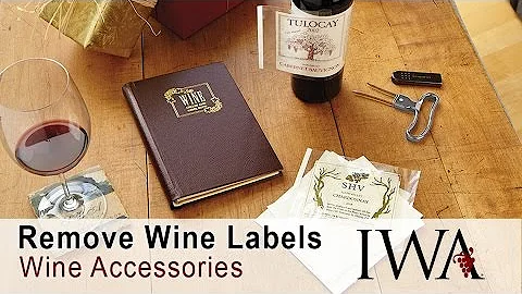 Removing & Saving Wine Labels