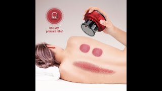 Intelligent Breathing Cupping Massage LCD Red Light Heating Fat Burning Slimming Device#DearBeauty
