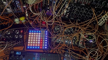 Modular noodling 2023/12/17: Look MUM No Computer #1222 Performance VCO, #1113 Filter GRR, Oxi ONE