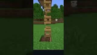 #under a tree home but nobody can see in Minecraft#