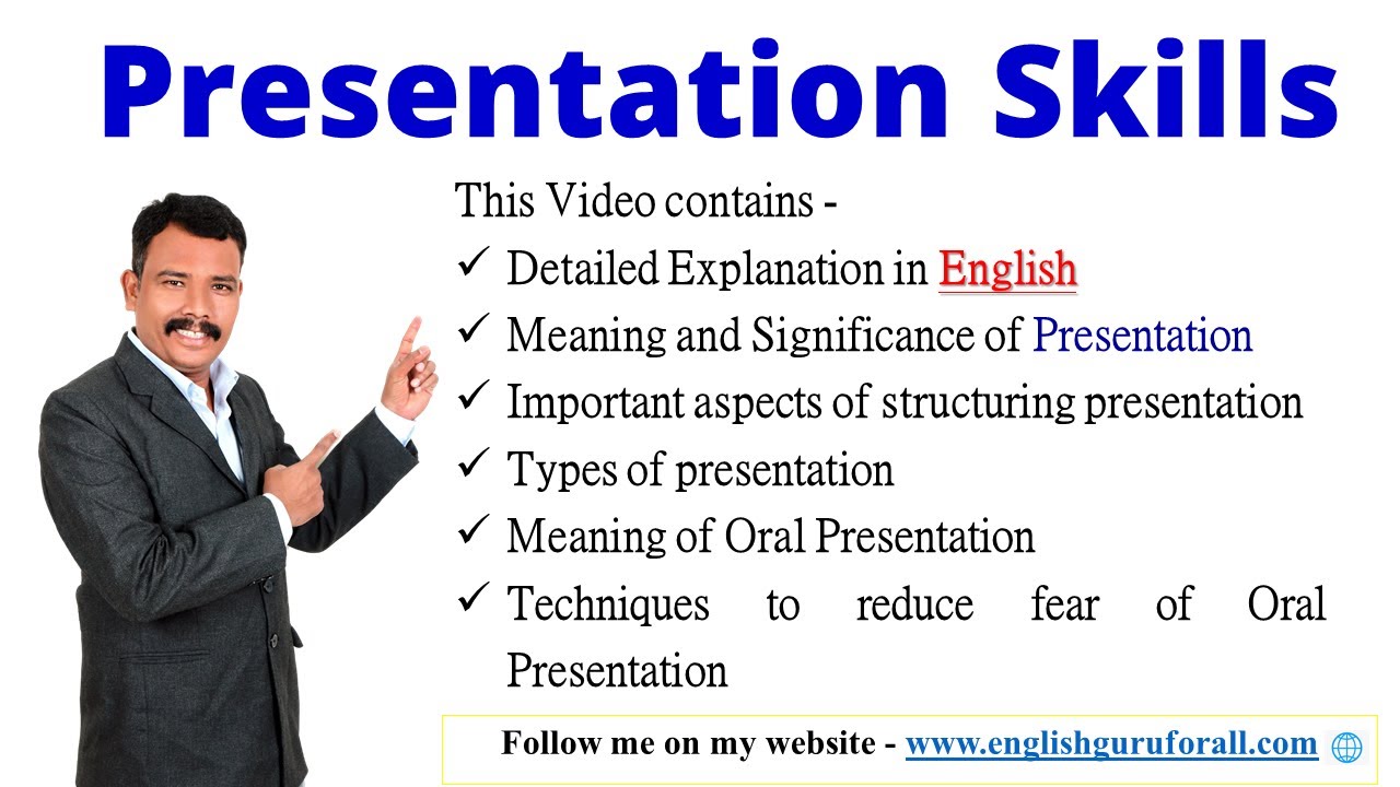 what is presentation skills in business communication