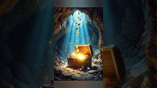 Hidden Cave Treasure | Gold & Pearls | Real Discovery #shorts #ai #aigold #viralvideo