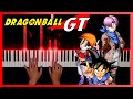 Dragon ball gt opening piano cover  dan dan kokoro hikareteku