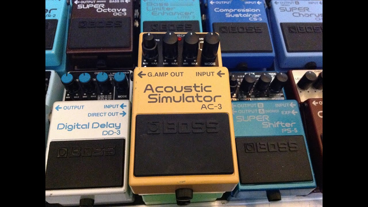 Boss Pedal Review 66: AC-3 Acoustic Simulator - YouTube