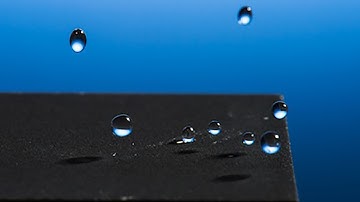Super-hydrophobic metal surface created with femtosecond laser pulses