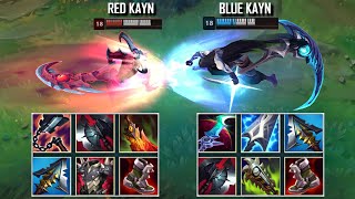 BLUE KAYN vs RED KAYN SEASON 12 FIGHTS & Best Pentakills!!