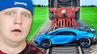 TRAIN vs $20,000,000 SUPER CARS! screenshot 5