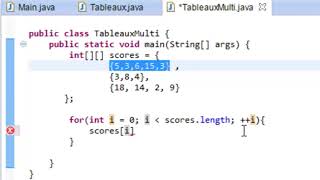PROGRAMMER EN JAVA Débutant   54   Tableaux multidimensionnels