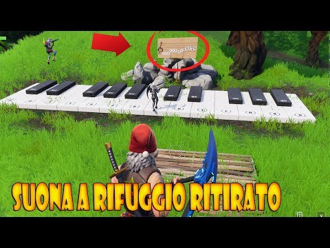 FORTNITE - SUONA LA PARTITURA AL PIANOFORTE DI RIFUGIO RITIRATO