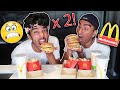 I Ate DOUBLE What My Friends Ate For 24 Hours! (IMPOSSIBLE FOOD CHALLENGE)