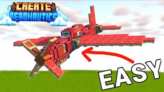✈️ EASY Propeller Plane!! | Minecraft Create Aeronautics Tutorial