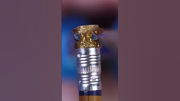 Glitter glue vs. Hot pliers (ASMR Close up/macro) #macro #asmrvideo #satisfying #closeup #macrovideo