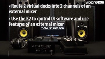 Xone:K2 - Application Example: Single Setup - External Mixer