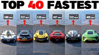 TOP 40 FASTEST CARS IN FORZA HORIZON 5 (2022 UPDATE)