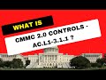 Restricting System Access: CMMC 2.0 Controls - AC.L1-3.1.1