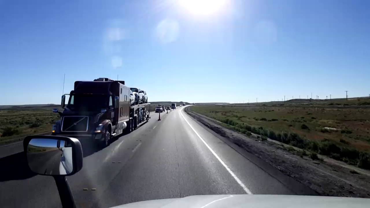 Bigrigtravels Live! Wamsutter, Wyoming to Elk Mountain Interstate 80