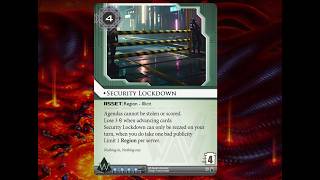 Security Lockdown a Weyland asset for Android Netrunner