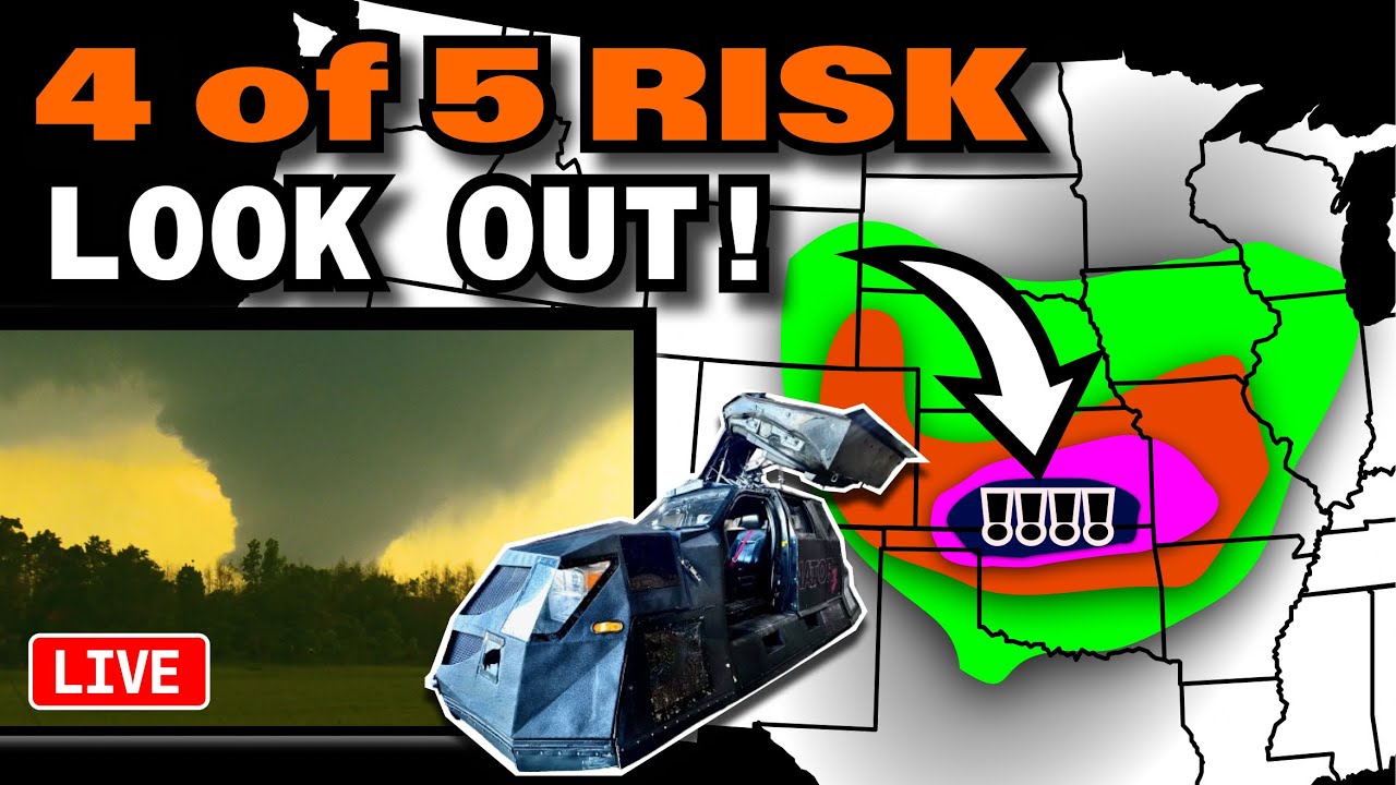 BIG DAY - Tornado Alley Storm Chase LIVE