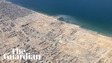 Gaza before and after: new video shows extent of Israel