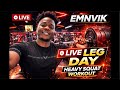 🔥♥️l LIVE GYM WORKOUT 🔴| Intense Training Session | Road to Strength #viral #gym #liveworkout #fyp
