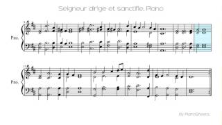 Video thumbnail of "Seigneur dirige et sanctifie [Piano Solo]"