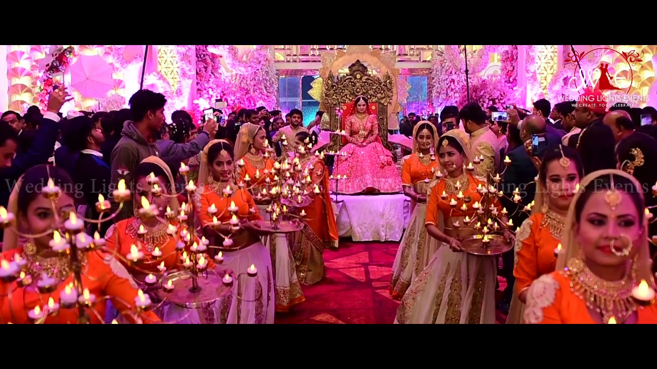 Best Bride & Groom Entry In Delhi By Wedding Lights Events (WLE) | Best