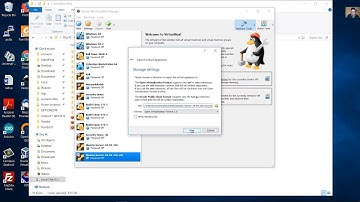 Virtuele machine (.ova) exporteren vanuit Virtualbox