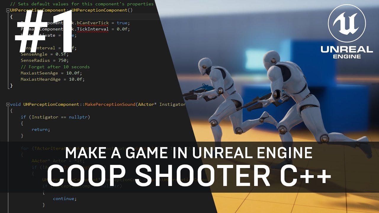 Multiplayer Third Person Shooter Tutorial In C Unreal Engine 4 Part 1 Coding The Weapon Youtube