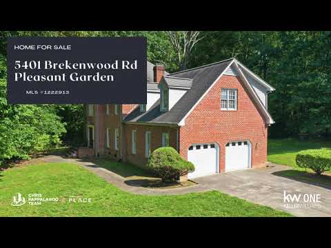 5401 Brekenwood Road, Pleasant Garden, NC home video tour