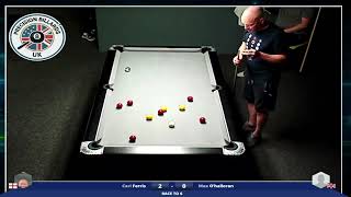 Play video: Carl Ferris vs. Max O'Halloran: Race to 6 - A UK Pool Speed Battle!