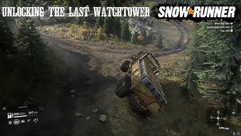 Fixing The Last Watch Tower In Phase 9 New SnowRunner Update/DLC Cautiousness Contract Gameplay