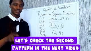 Patterns in Square Numbers