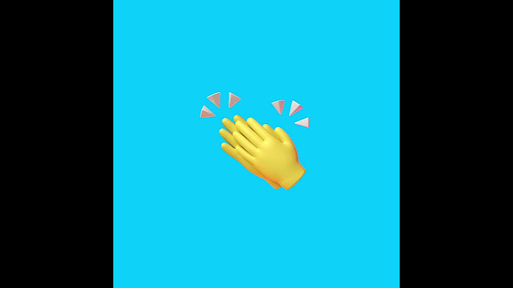 Clapping emoji