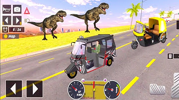 Tuk Tuk auto rickshaw driver 3D game - #61 auto rickshaw driving game - Android iOS Gameplay